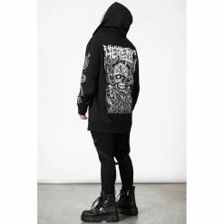 Killstar Sweat à Capuche - Anders Zip Hoodie -Hoodies & Sweatshirts Soldes killstar sweat r capuche anders zip hoodie3