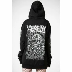 Killstar Sweat à Capuche - Anders Zip Hoodie -Hoodies & Sweatshirts Soldes killstar sweat r capuche anders zip hoodie6