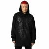 Killstar Sweat à Capuche - Bellow Longline Hoodie -Hoodies & Sweatshirts Soldes killstar sweat r capuche bellow longline hoodie