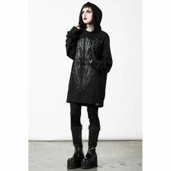 Killstar Sweat à Capuche - Bellow Longline Hoodie -Hoodies & Sweatshirts Soldes killstar sweat r capuche bellow longline hoodie6