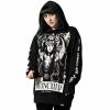 Killstar Sweat à Capuche - Companion Hoodie -Hoodies & Sweatshirts Soldes killstar sweat r capuche companion hoodie