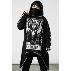Killstar Sweat à Capuche - Companion Oversized Hoodie -Hoodies & Sweatshirts Soldes killstar sweat r capuche companion oversized hoodie3