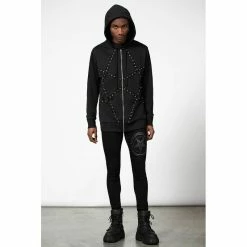 Killstar Sweat à Capuche - Deadlock Zip Hoodie -Hoodies & Sweatshirts Soldes killstar sweat r capuche deadlock zip hoodie3
