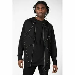 Killstar Sweat à Capuche - Deadlock Zip Hoodie -Hoodies & Sweatshirts Soldes killstar sweat r capuche deadlock zip hoodie4