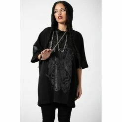 Killstar Sweat à Capuche - Fiend Hooded Top -Hoodies & Sweatshirts Soldes killstar sweat r capuche fiend hooded top5