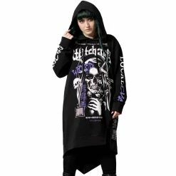 Killstar Sweat à Capuche - Local Coven Longline Hoodie