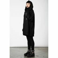 Killstar Sweat à Capuche - Orion Masked Hoodie -Hoodies & Sweatshirts Soldes killstar sweat r capuche orion masked hoodie3