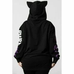 Killstar Sweat à Capuche - Purr Magic Kitty Hoodie -Hoodies & Sweatshirts Soldes killstar sweat r capuche purr magic kitty hoodie3