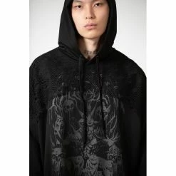 KILLSTAR Sweat à Capuche - The Verge -Hoodies & Sweatshirts Soldes killstar sweat r capuche the verge3