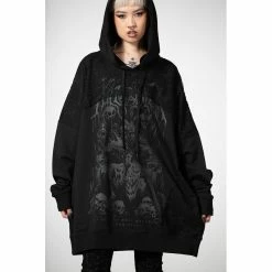 KILLSTAR Sweat à Capuche - The Verge -Hoodies & Sweatshirts Soldes killstar sweat r capuche the verge6