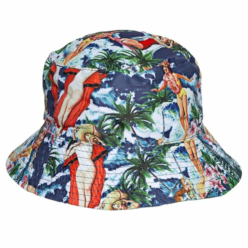 King Kerosin Chapeau Seau Réversible - Vintage Summer 5 King Kerosin Chapeau Seau Réversible - Vintage Summer – Image 3