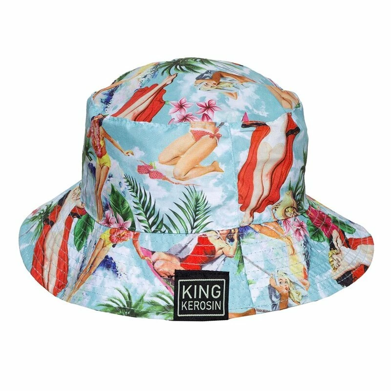 King Kerosin Chapeau Seau Réversible - Vintage Summer 8 King Kerosin Chapeau Seau Réversible - Vintage Summer – Image 6