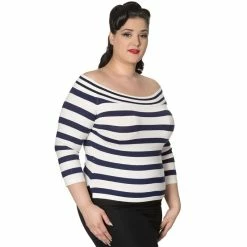 Pull Dancing Days - Ahoy Bleu Foncé -Hoodies & Sweatshirts Soldes pull dancing days ahoy bleu fonce6