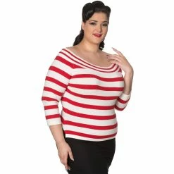 Pull Dancing Days - Ahoy Rouge -Hoodies & Sweatshirts Soldes pull dancing days ahoy rouge6