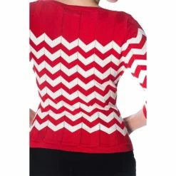 Pull En Maille Dancing Days - Top Vanille Rouge -Hoodies & Sweatshirts Soldes pull en maille dancing days top vanille rouge4