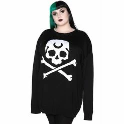 Pull En Tricot Killstar - 2 The Bone -Hoodies & Sweatshirts Soldes pull en tricot killstar 2 the bone6