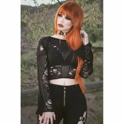 Pull En Tricot Killstar - Anica -Hoodies & Sweatshirts Soldes pull en tricot killstar anica3