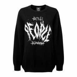 Pull En Tricot Killstar - Anti People -Hoodies & Sweatshirts Soldes pull en tricot killstar anti people4