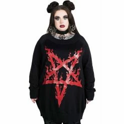 Pull En Tricot Killstar - Bloodpact -Hoodies & Sweatshirts Soldes pull en tricot killstar bloodpact3