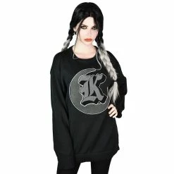 Pull En Tricot Killstar - College Goth -Hoodies & Sweatshirts Soldes pull en tricot killstar college goth3