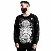 Pull En Tricot Killstar - Cursed -Hoodies & Sweatshirts Soldes pull en tricot killstar cursed