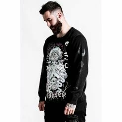 Pull En Tricot Killstar - Cursed -Hoodies & Sweatshirts Soldes pull en tricot killstar cursed3