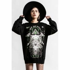 Pull En Tricot Killstar - Illuminated -Hoodies & Sweatshirts Soldes pull en tricot killstar illuminated4