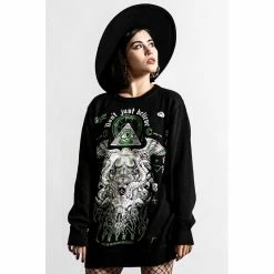 Pull En Tricot Killstar - Illuminated -Hoodies & Sweatshirts Soldes pull en tricot killstar illuminated5