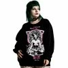 Pull En Tricot Killstar - Meditate Batwing -Hoodies & Sweatshirts Soldes pull en tricot killstar meditate batwing