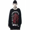 Pull En Tricot Killstar - Paranoid -Hoodies & Sweatshirts Soldes pull en tricot killstar paranoid