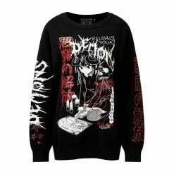Pull En Tricot Killstar - Release Me -Hoodies & Sweatshirts Soldes pull en tricot killstar release me4