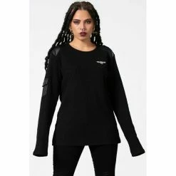 Pull Killstar - At Ease 11 Pull Killstar - At Ease -Hoodies & Sweatshirts Soldes pull killstar at ease4