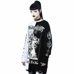 Pull Killstar - Rare To Die Split -Hoodies & Sweatshirts Soldes pull killstar rare to die split4