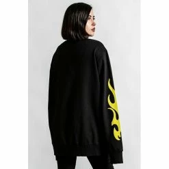 Pull Killstar - Shine Bright Track Jacket -Hoodies & Sweatshirts Soldes pull killstar shine bright track jacket6