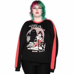 Pull Killstar X Vince Ray - She Devil -Hoodies & Sweatshirts Soldes pull killstar x vince ray she devil3