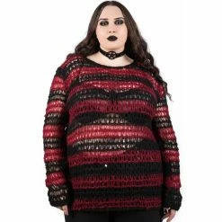 Pull Tricoté Killstar - Elmstreet 12 Pull Tricoté Killstar - Elmstreet -Hoodies & Sweatshirts Soldes pull tricote killstar elmstreet5