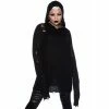 Pull Tricoté Killstar - Mantra Hoodie -Hoodies & Sweatshirts Soldes pull tricote killstar mantra hoodie