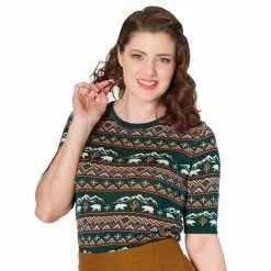 Pull Vintage Rétro Banned - Christmas Bear