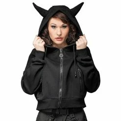 Queen Of Darkness Sweat à Capuche - Horns Hoodie