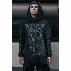 Sweat à Capuche Killstar - Dracult Tunic 10 Sweat à Capuche Killstar - Dracult Tunic -Hoodies & Sweatshirts Soldes sweat r capuche killstar dracult tunic3