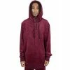Sweat à Capuche Killstar - Fester Hoodie Bourgogne -Hoodies & Sweatshirts Soldes sweat r capuche killstar fester hoodie bourgogne