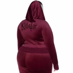 Sweat à Capuche Killstar - Just Crew-Sin Hoodie Bourgogne 9 Sweat à Capuche Killstar - Just Crew-Sin Hoodie Bourgogne -Hoodies & Sweatshirts Soldes sweat r capuche killstar just crew sin hoodie bourgogne4