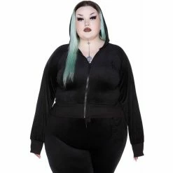 Sweat à Capuche Killstar - Just Crew-Sin Hoodie Noir -Hoodies & Sweatshirts Soldes sweat r capuche killstar just crew sin hoodie noir3