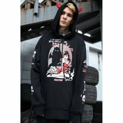 Sweat à Capuche Killstar - She Devil -Hoodies & Sweatshirts Soldes sweat r capuche killstar she devil6