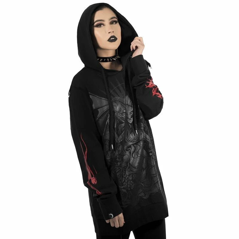 Sweat à Capuche Killstar - Sweat à Capuche Diablerie 7 Sweat à Capuche Killstar - Sweat à Capuche Diablerie – Image 5