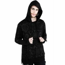 Sweat à Capuche Killstar - Unholy Sabbath Hoodie -Hoodies & Sweatshirts Soldes sweat r capuche killstar unholy sabbath hoodie5