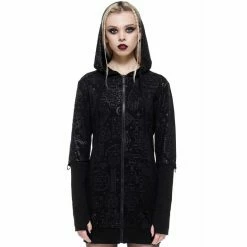 Sweat à Capuche Killstar - Unholy Sabbath Longline Hoodie