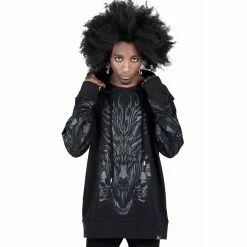 Sweat à Capuche Killstar - Untamed Hoodie -Hoodies & Sweatshirts Soldes sweat r capuche killstar untamed hoodie3