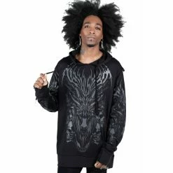 Sweat à Capuche Killstar - Untamed Hoodie -Hoodies & Sweatshirts Soldes sweat r capuche killstar untamed hoodie6