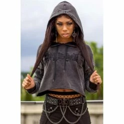 Sweat à Capuche Killstar - Xandria -Hoodies & Sweatshirts Soldes sweat r capuche killstar xandria3